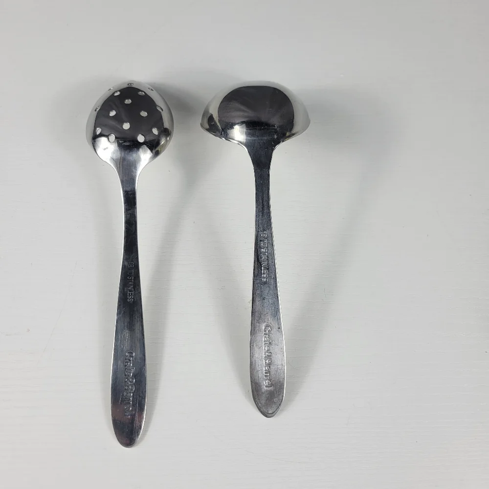 Crate & Barrel Spoons 18/10 Stainless